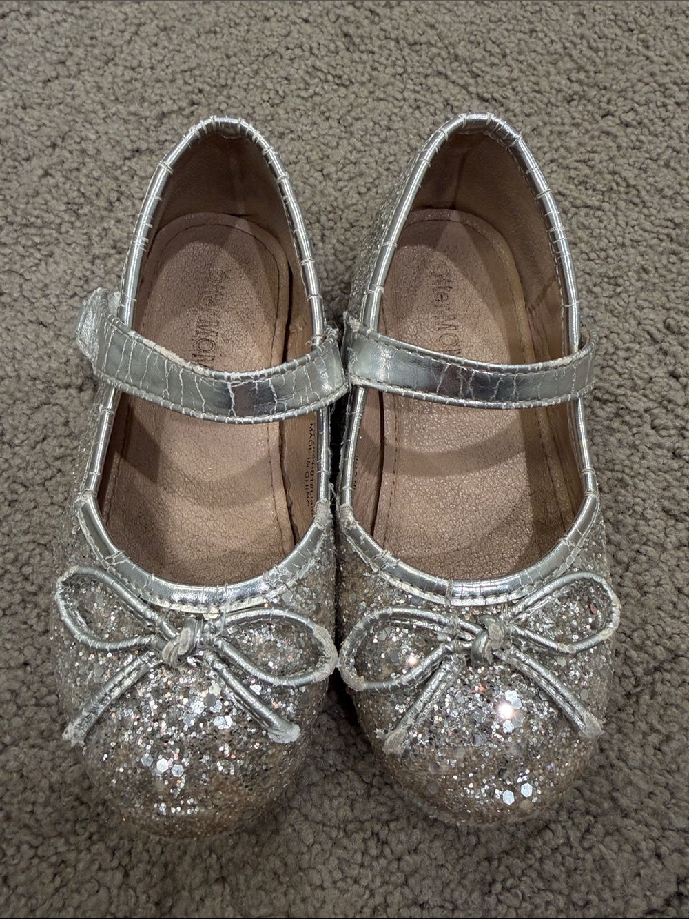 Sparkly Silver Dress Shoes